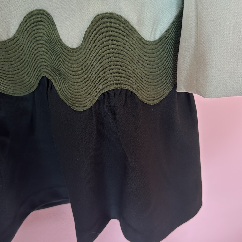 Tuckernuck Mint and Dark Green Long Sleeve Dress - Picture 2 of 5